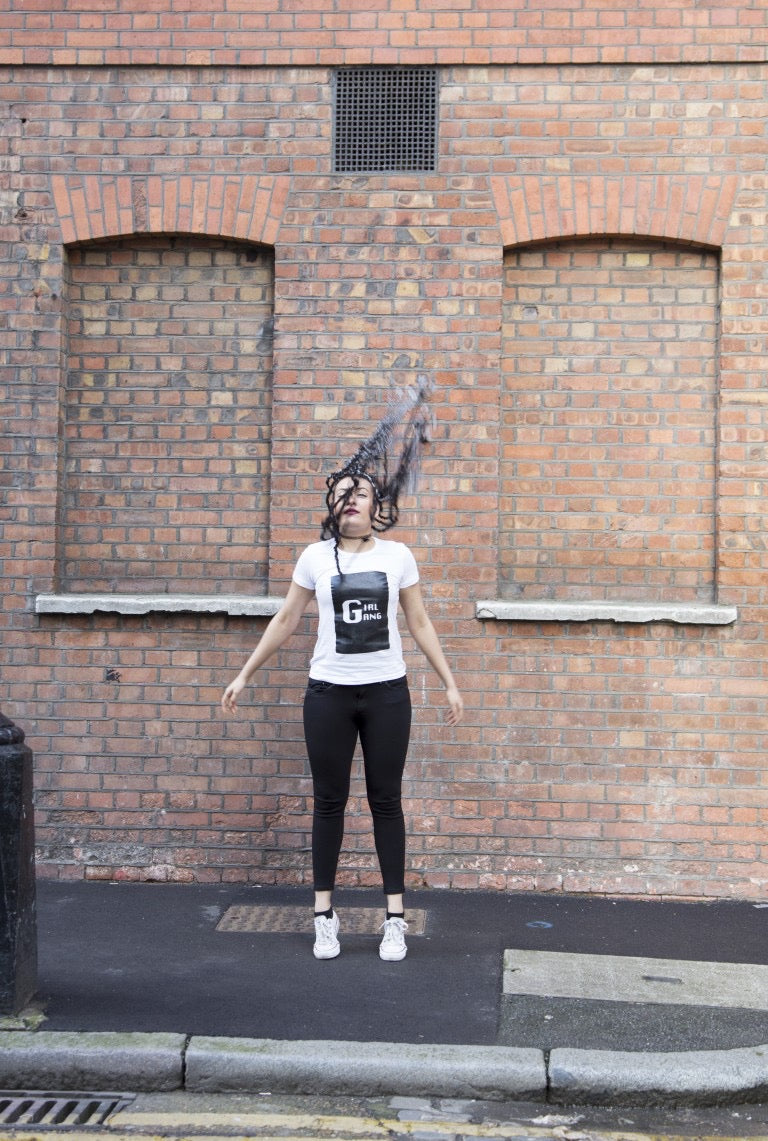 GIRL GANG WHITE TEE