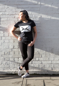 Fashion With A Message Black TEE